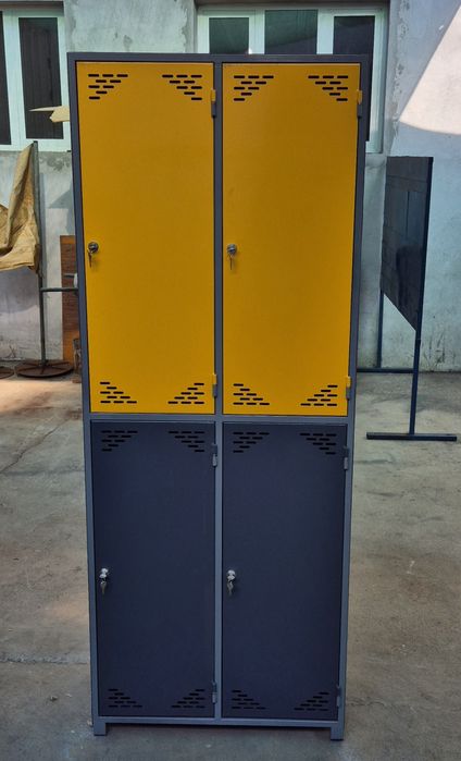 Шкаф раздевальный 4х секционный