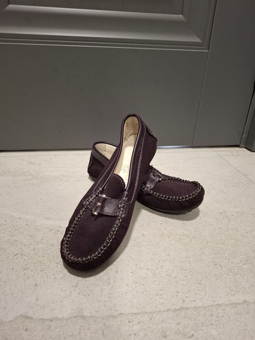 Mocasini mov din piele întoarsă Primigi marimea 33