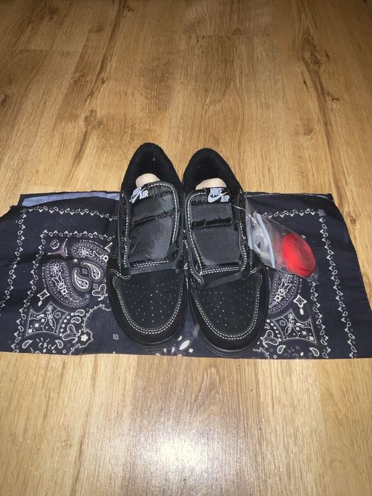 Jordan 1 Low Travis Scott Black Phantom / Fragment