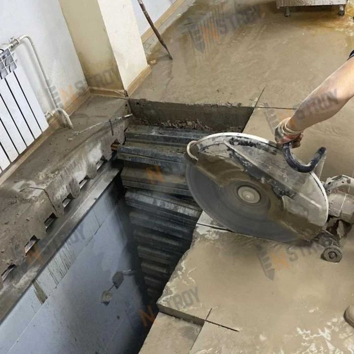 Алмазное сверление стен