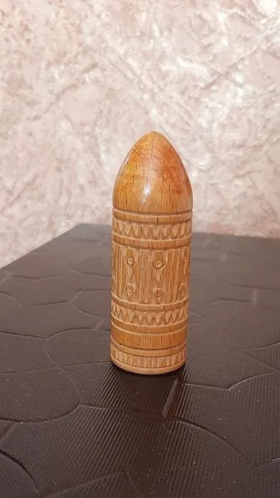 Винтажная деревянная игольница СССР