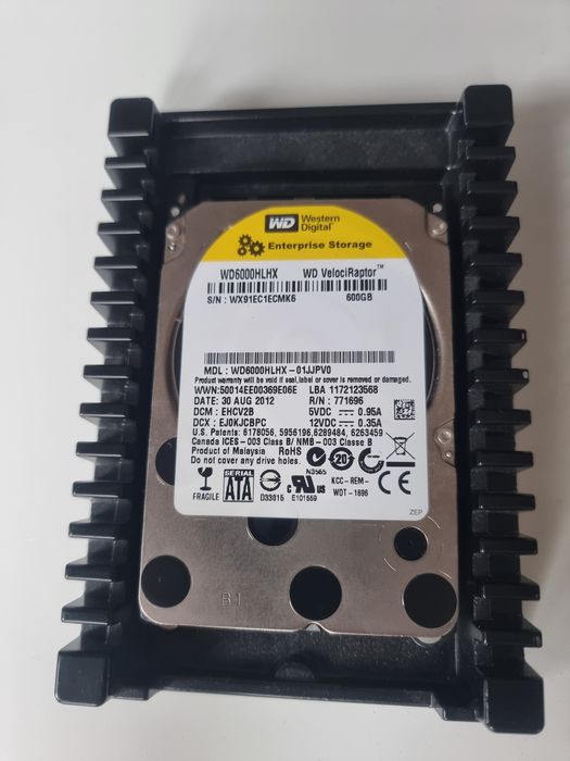 HDD WD Velociraptor 600 Gb