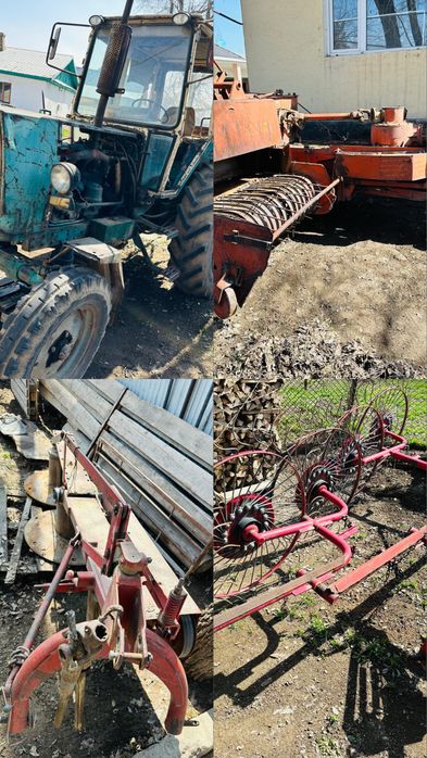 Трактор, прес подборщик, касилка, варашилка.