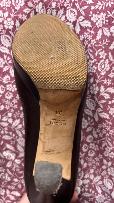 Pantofi Gucci piele maro 38
