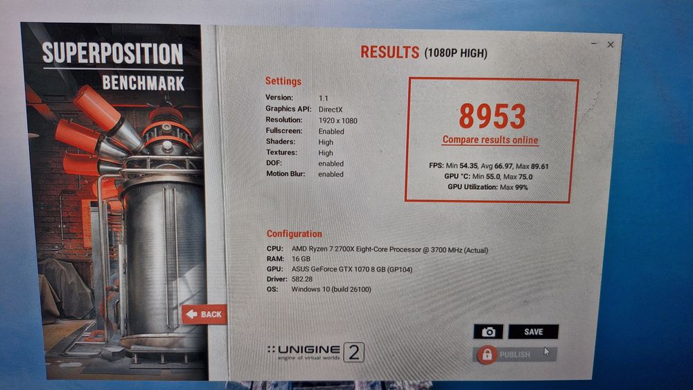 PC Gaming, Ryzen 7, GTX 1070 8 GB, 16 GB RAM