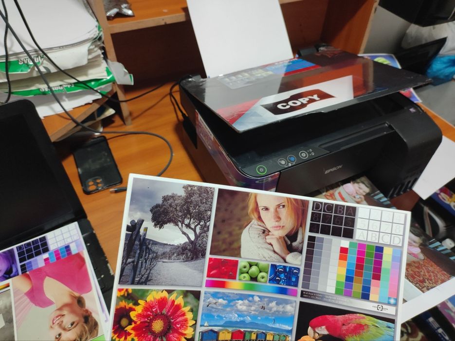 Epson L 3100 rangli KOPIYA_SKANNERLI yangi printer Ishga tayyor 100%