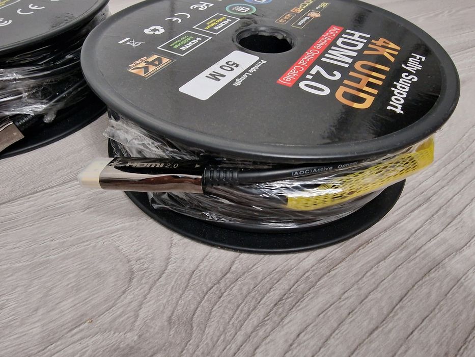 Cablu HDMI 50m, 4K, fibra optica