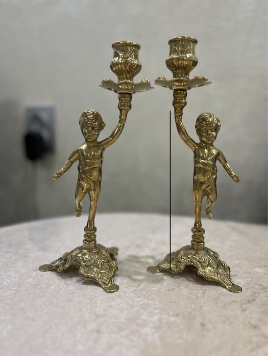 Подсвечник/Амур/латунь