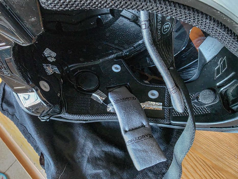 Icon Airflite Quicksilver + Sena SMH5 - Мото каска, размер L