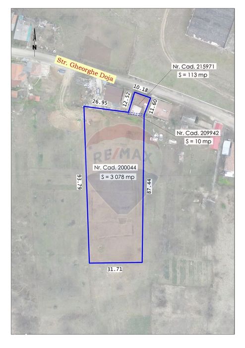 De vânzare teren intravilan, 3,201 mp, Str Gheorghe Doja, Oradea