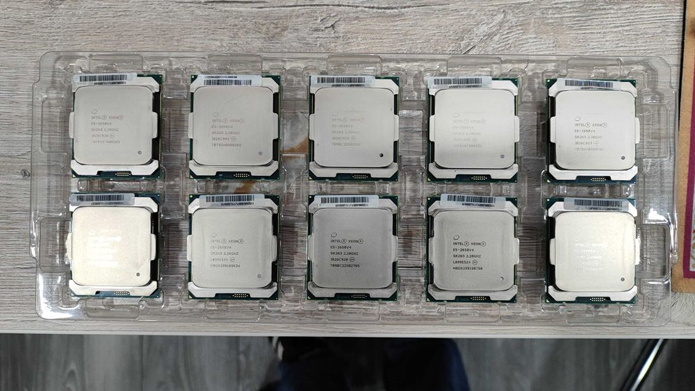 Серверные процессоры Xeon e5 2650v3, e5 2650v4