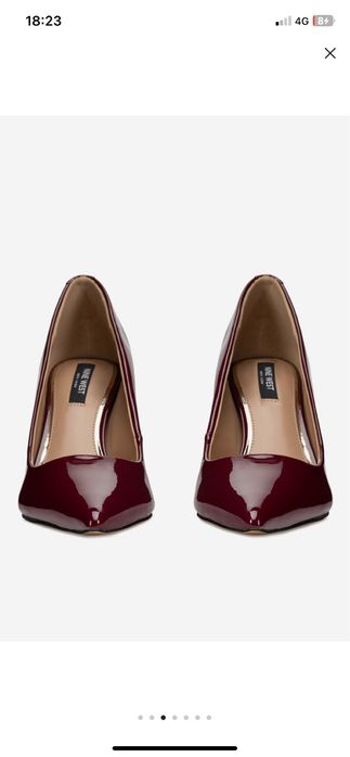 Елегантни обувки NINE WEST бордо