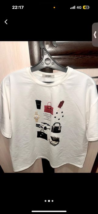 Футболок Амор, с принтом