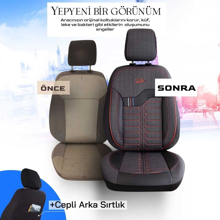 Комплект премиум тапицерия Panda Londra - различни цветове