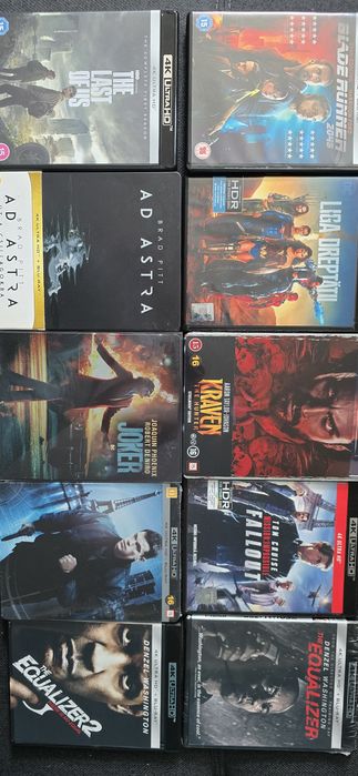 Filme blu-ray steelbook și 4k