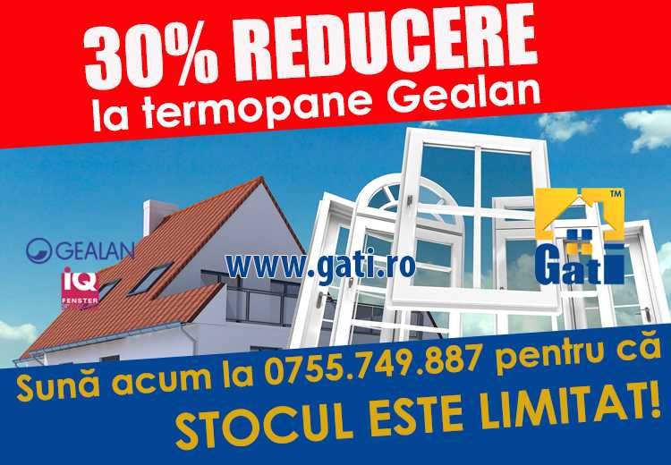 Tâmplărie PVC cu geam termopane la REDUCERE în Buftea