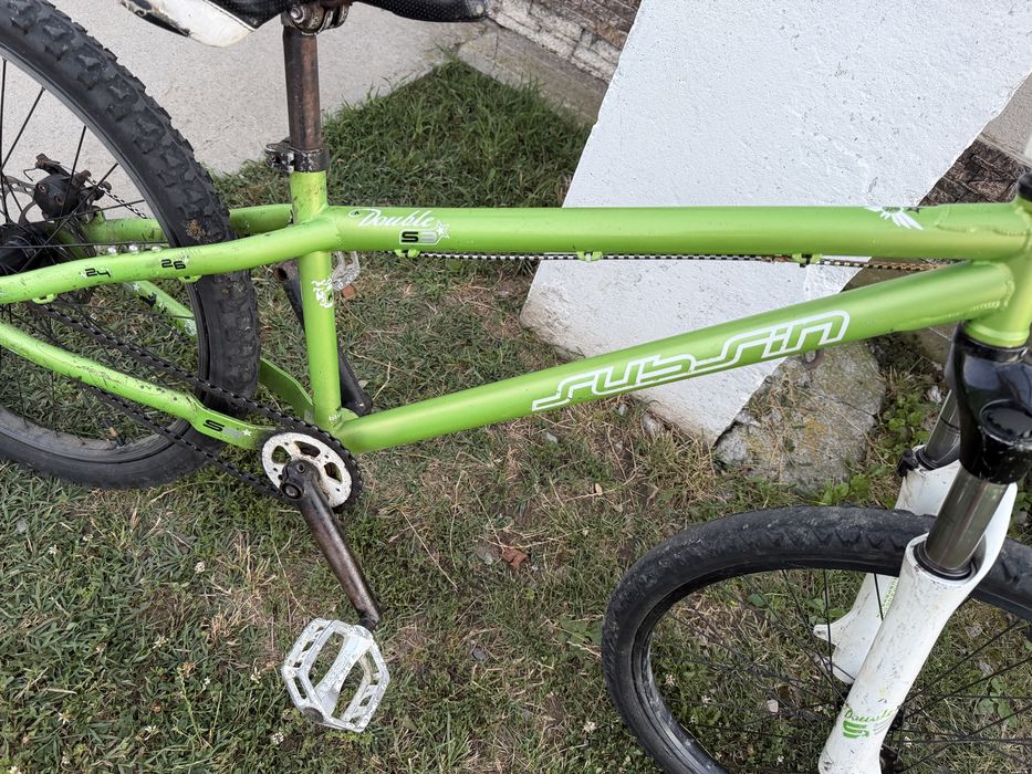 Bicicleta dirt culoare verde