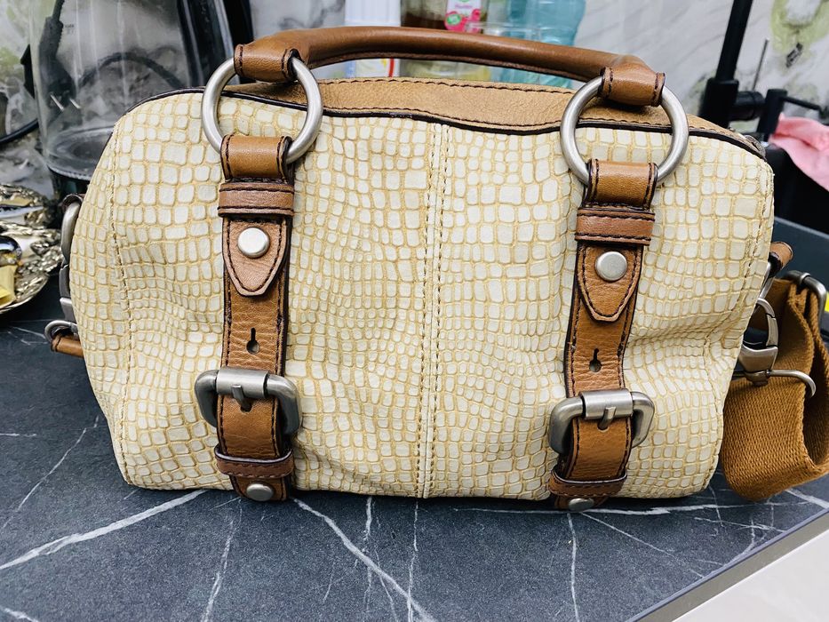 Geanta Fossil din piele