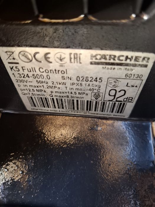 Karcher K5 Full control.Aparat de spalat cu presiune.