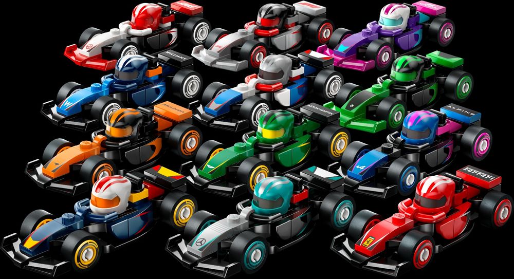 LEGO 71049 - full set 12 - F1 Collectible Race Cars