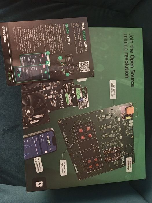 Nerd Octaxe NerdOctaxe 12TH+rev3.1  nerdqaxe++ nerdqaxe bitaxe nerdaxe