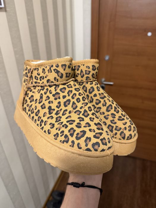 Дамски ботушки с вълнена подплата