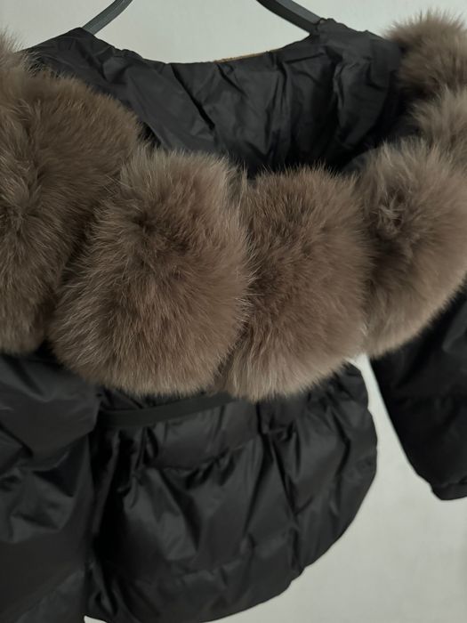 Geaca cu blana naturală