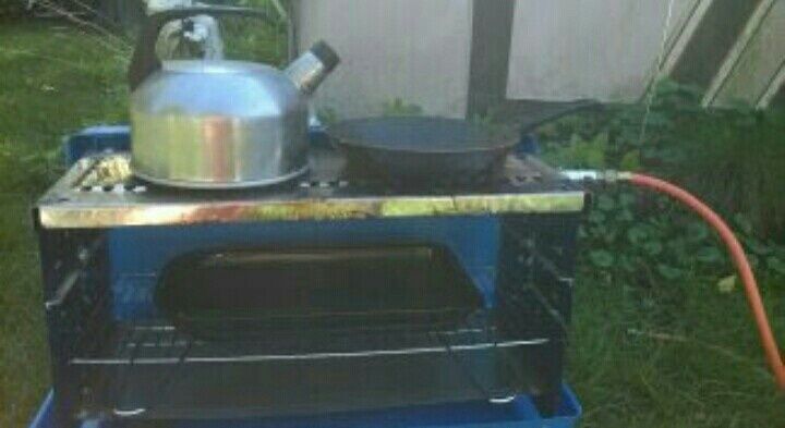 Газов грил згаваем за къмпинг ( скара )