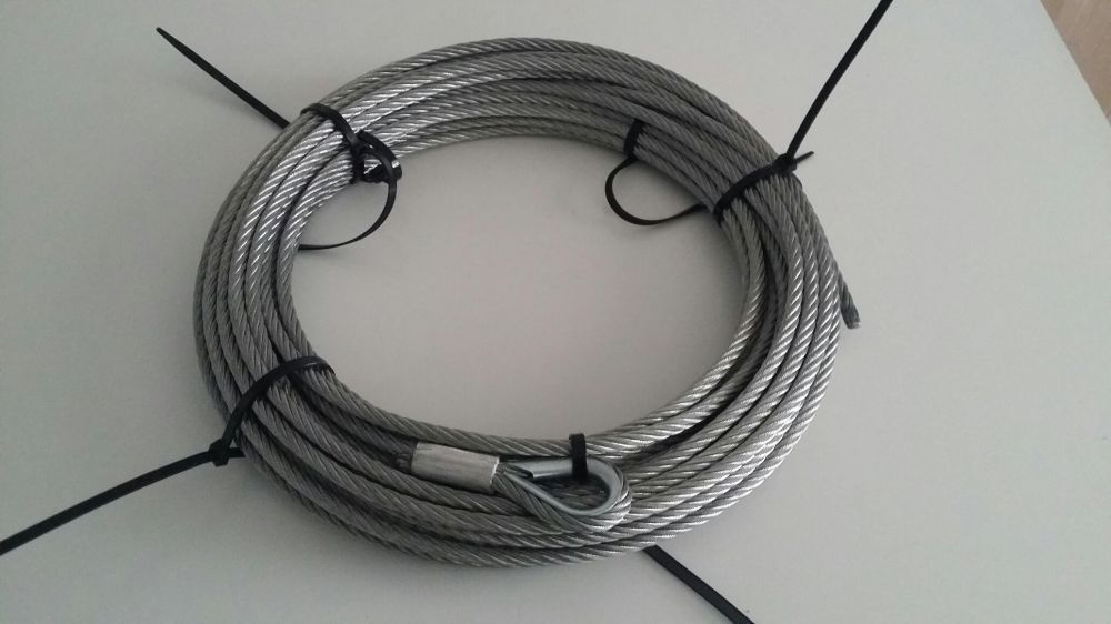 Cablu sufa otel troliu 8mm,9.5mm,11 mm