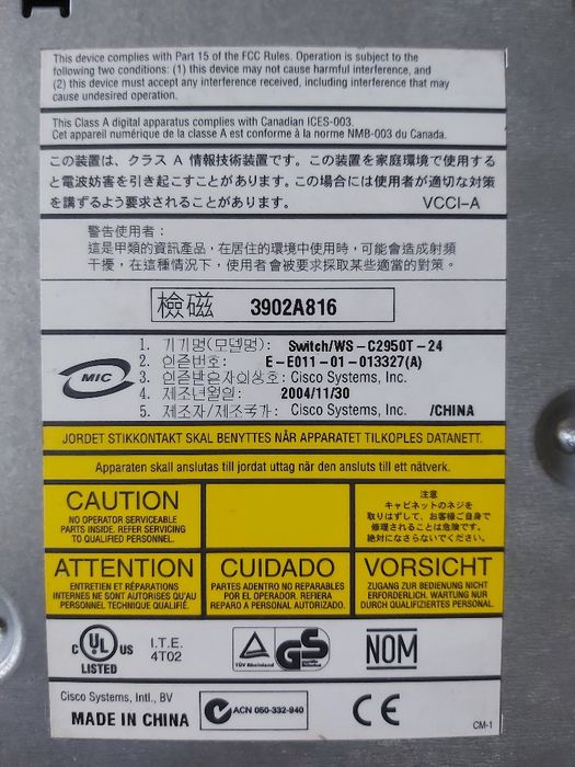 Cisco Catalyst 2950-24 series