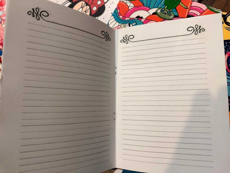 Красиви тетрадки - широки редове, А5