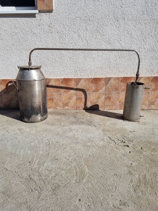 Cazan de țuica inox 25 litri set compler