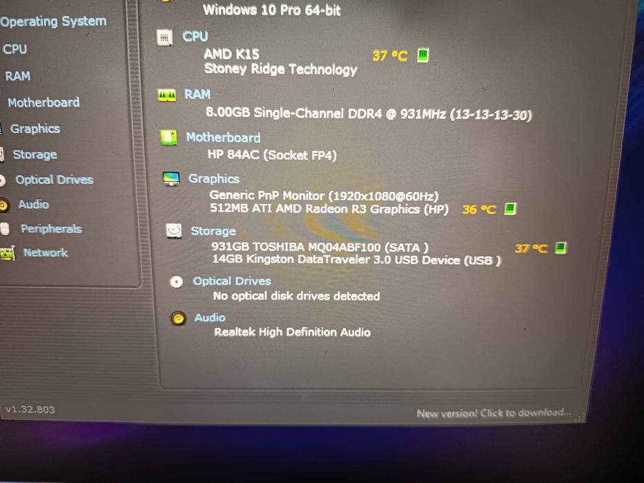 Hard disc laptop 1 TB +  windows 10 sau win 11 instalat