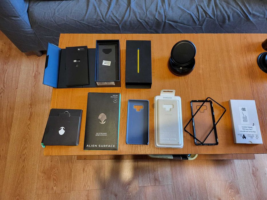 Accesorii Samsung Note 9 (cutie/DEX/folie Alien Surface/huse/baterii)