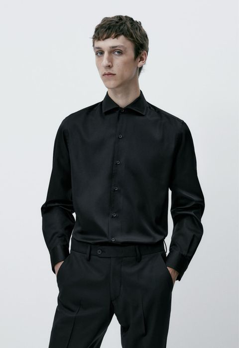 Camasa Massimo Dutti, neagra