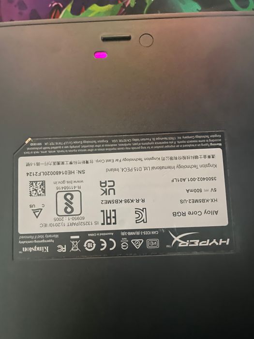 tastatura alloy core rgb hyperX