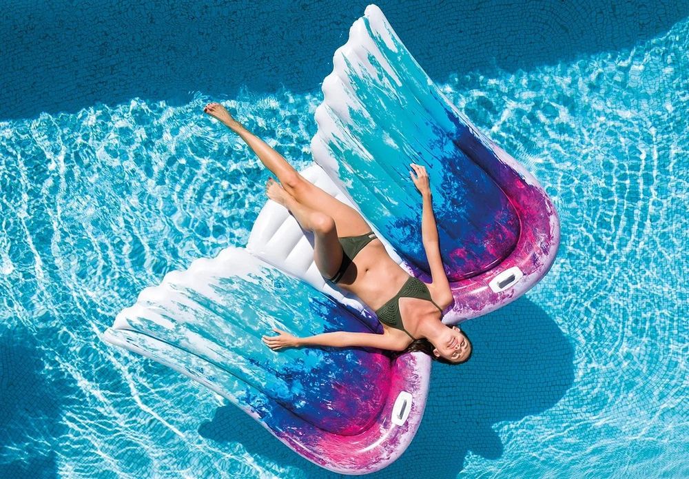 Артикул Надуваем Intex дюшек Angel Wings, 251 x 106 см, за
