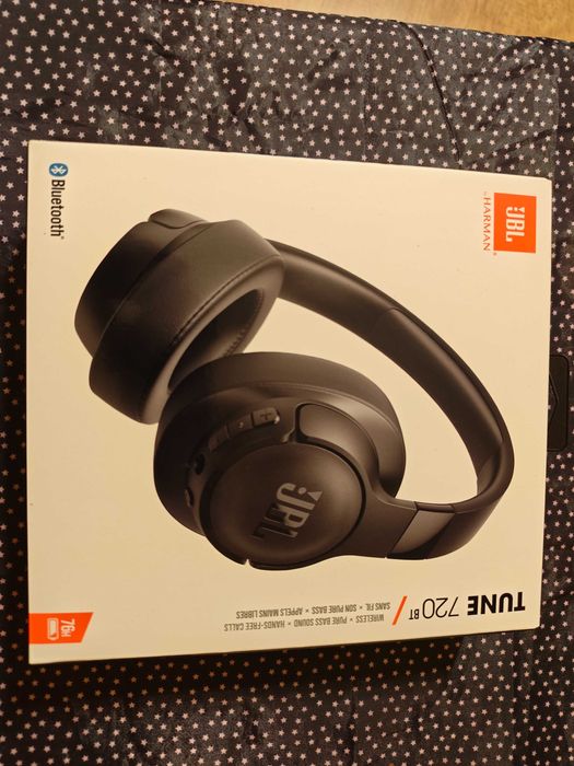 Слушалки JBL TUNE 720bt, Черни