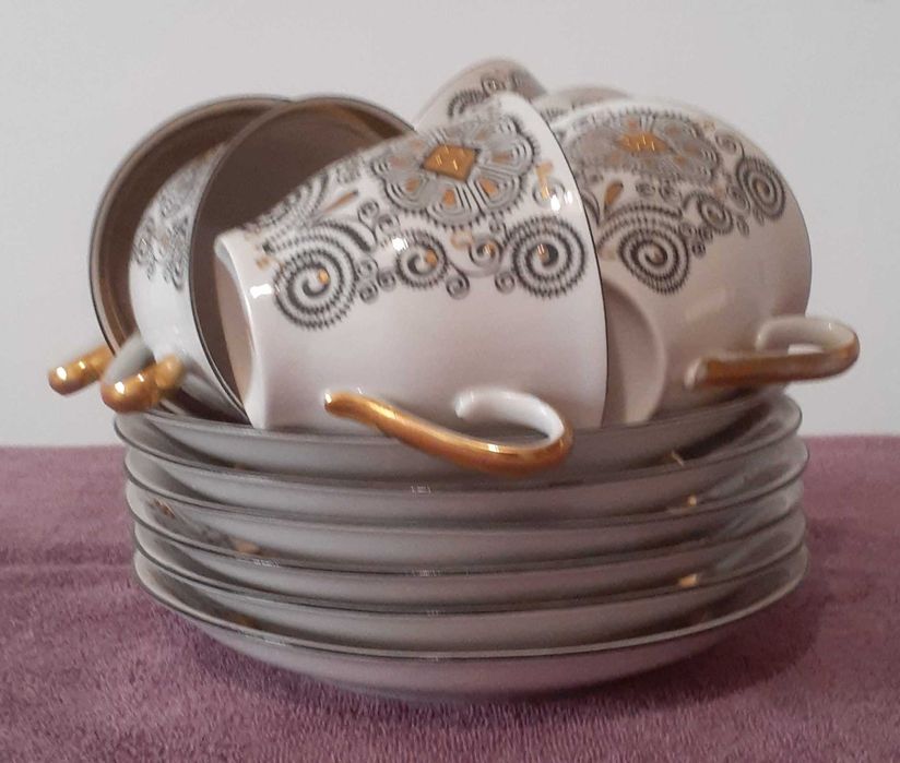 Сервиз кофейный (фарфор тонкостенный), СССР