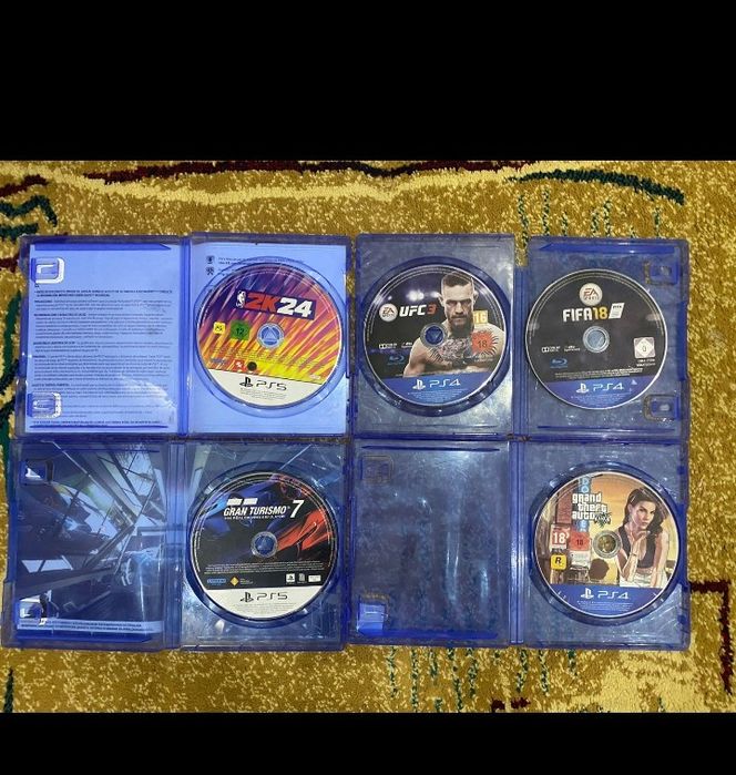Диски на PlayStation4-5