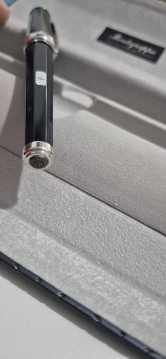 Montegrappa Piccola Blue – Stilou NOS, penită aur 18K – impecabil