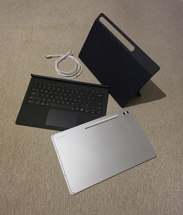Tableta Samsung Galaxy Tab S10 Ultra, 14.6'', 12GB RAM, 256GB, WiFi, Platinum Silver + Samsung Book Cover Keyboard