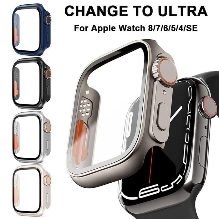 Schimbare la carcasă Ultra pentru Apple Watch Series 9 8 7 45mm 6 5 4