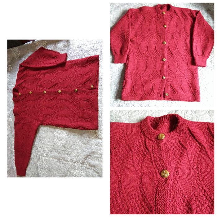 Вязаная шаль кофта и другие теплые