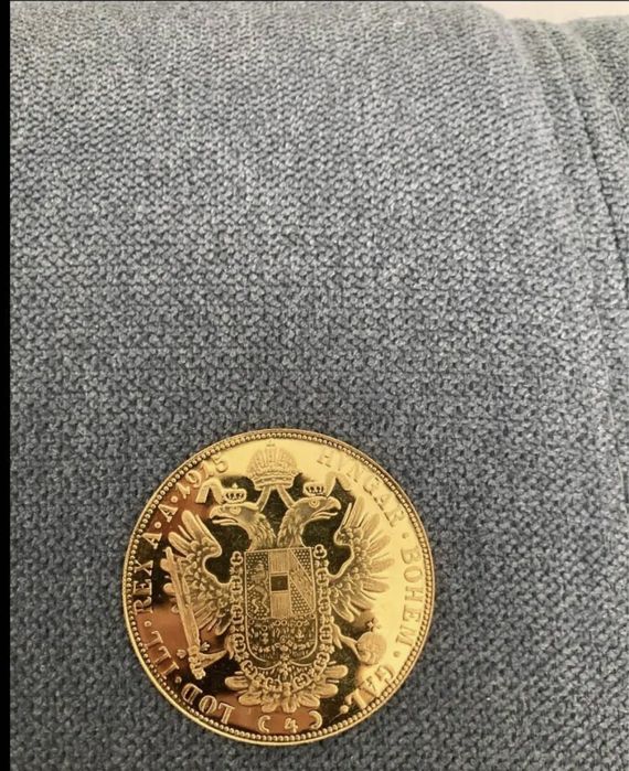 Monede mici franc Iosif placate cu aur 24k  monede 1915 imită 1/1 pe c