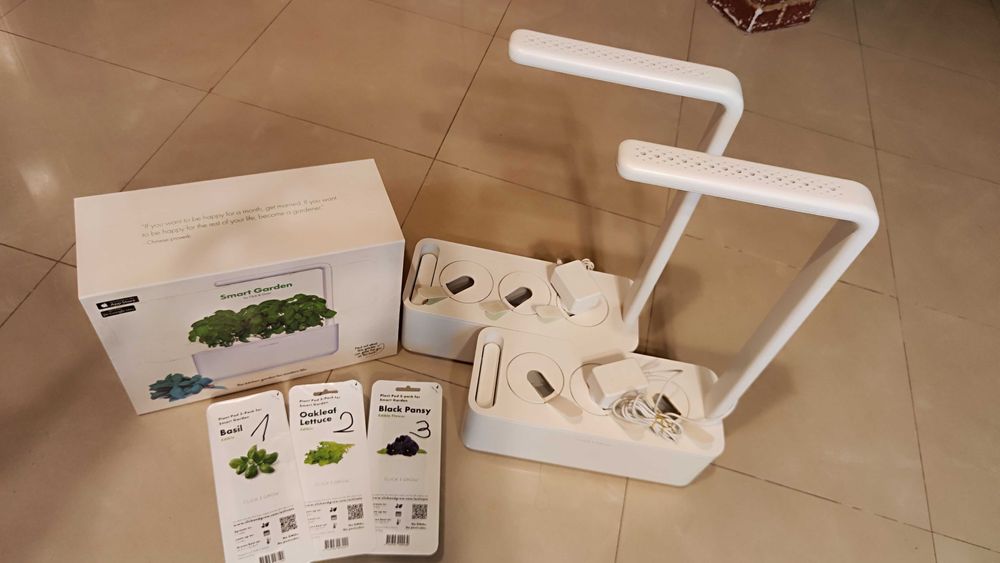 Смарт саксия Click & Grow - Smart Garden 3, 8W, бяла