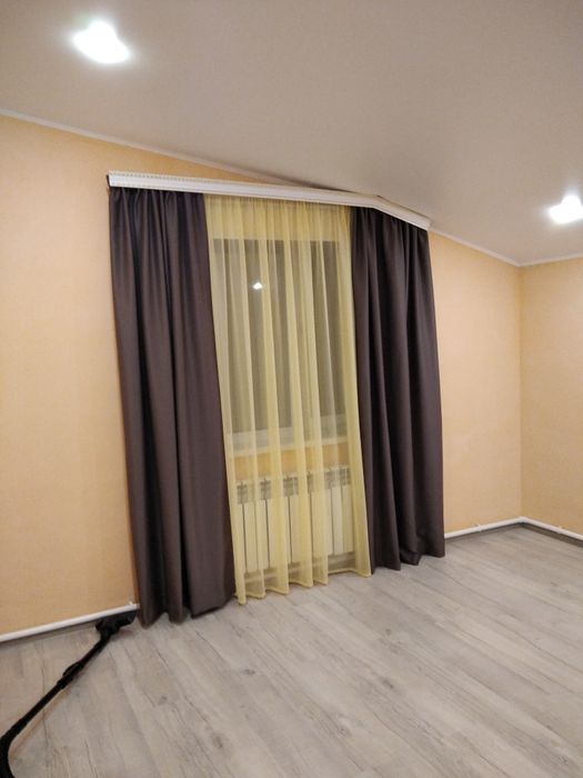 Установка гардин ролшторы