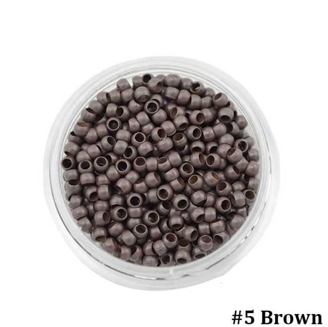 Нано и микро капси/рингове за поставяне на коса-екстеншъни, + силикон