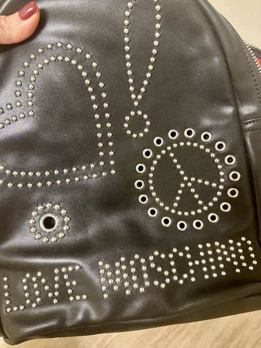 Кожена раница Love Moschino