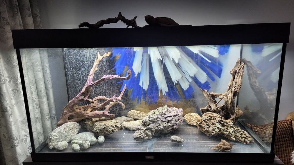 Acvariul 350 l cu echipamente